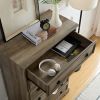 Modern 6 Drawer Dresser, Dressers for Bedroom, Tall Chest of Drawers Closet Organizers & Storage Clothes - Easy Pull Handle